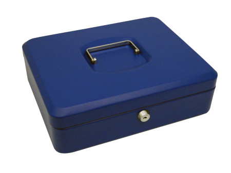pavo Caisse à monnaie, (L)300 x (P)240 x (H)90 mm, bleu