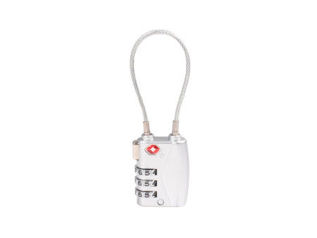 pavo Cadenas TSA à combinaison pour bagages, en zinc / acier