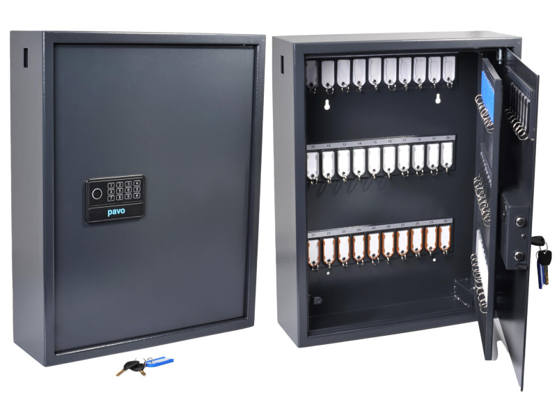 pavo Armoire à clés Haute Sécurité, pour 100 clés