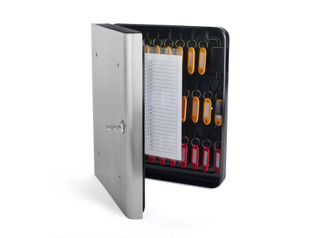 pavo Armoire à clés Design pour 54 clés, gris foncé