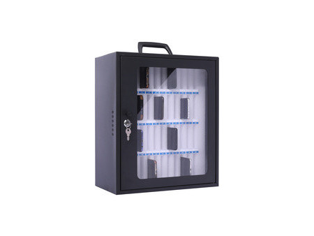pavo Armoire pour smartphones, pour 36 smartphones, gris