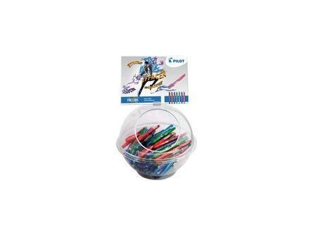 PILOT Stylo roller FRIXION POINT, présentoir de 108 pièces