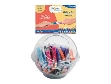 PILOT Recharge pour roller FRIXION BLS-FR7,présentoir de 108
