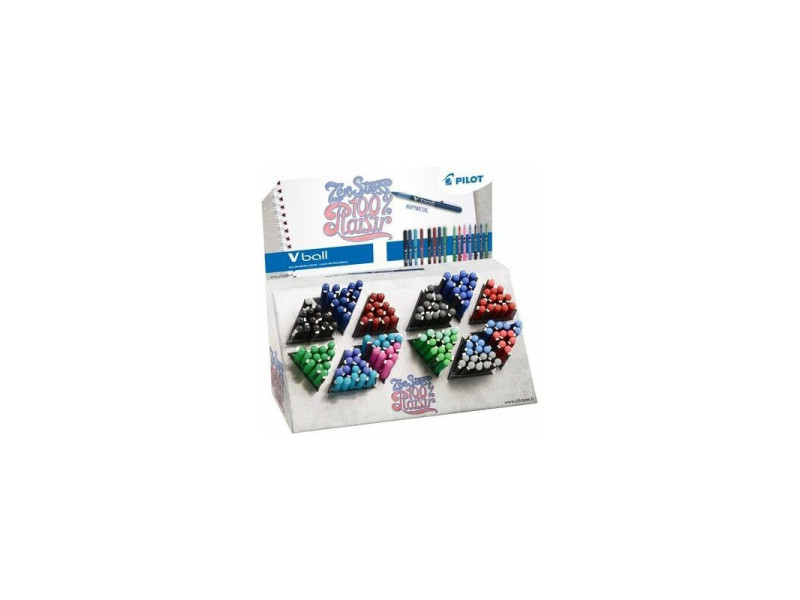 PILOT Stylo roller V Ball 05/07/1.0, présentoir de 180