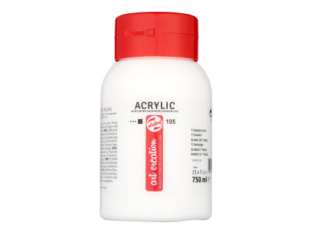 ROYAL TALENS Acrylique ArtCreation, 750 ml, blanc de titane