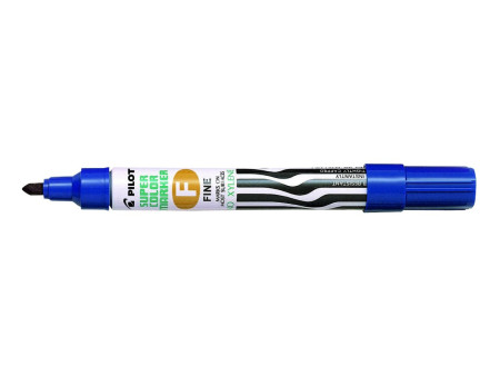 PILOT Marqueur permanent SUPER COLOR FINE, bleu