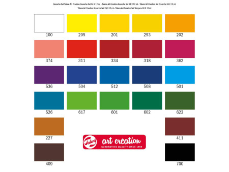 ROYAL TALENS Gouache ArtCreation, 12 ml, set de 24