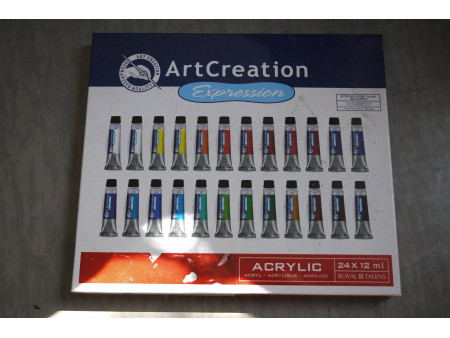 ROYAL TALENS Acrylique ArtCreation, 12 ml, set de 24