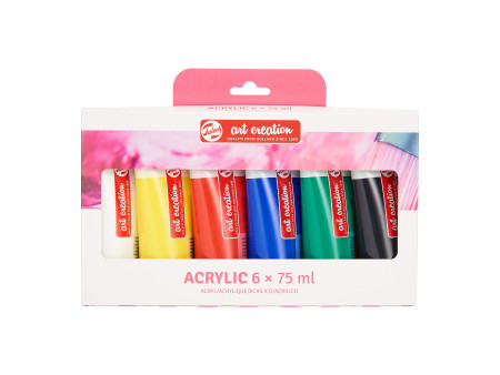 ROYAL TALENS Acrylique ArtCreation, 75 ml, set de 6