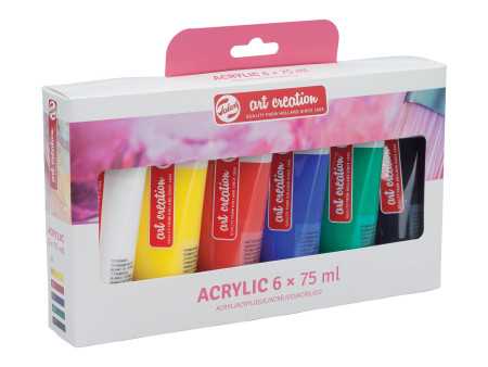 ROYAL TALENS Acrylique ArtCreation, 75 ml, set de 6