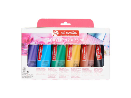 ROYAL TALENS Acrylique ArtCreation, 75 ml, set de 12