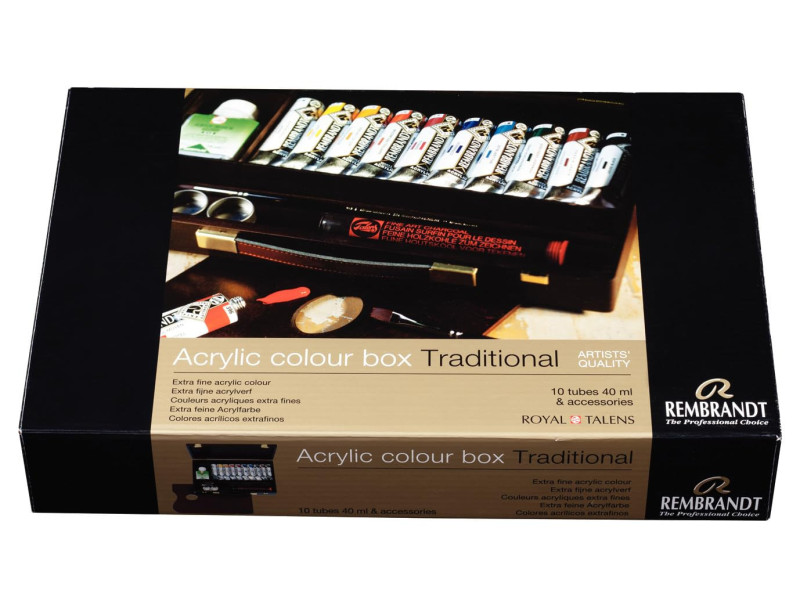ROYAL TALENS REMBRANDT coffret couleur acrylique 'TRADITIONA