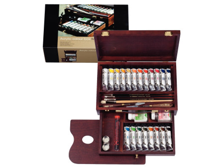 ROYAL TALENS Couleur acrylique REMBRANDT, coffret 'MASTER'