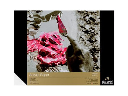 ROYAL TALENS REMBRANDT Bloc d'artiste 'Acrylique', 300 x 400