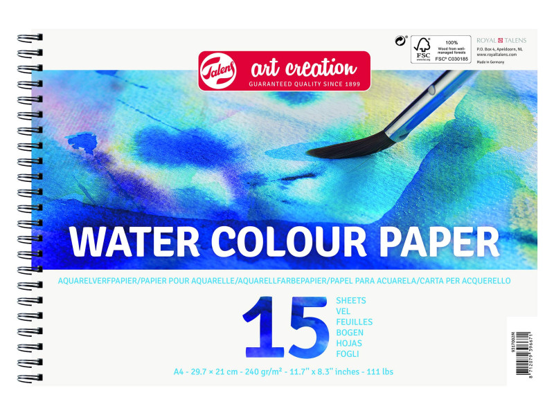 ROYAL TALENS Bloc d'artiste Art Creation 'Aquarelle', A4