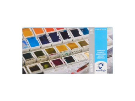 ROYAL TALENS Peinture aquarelle Van Gogh, kit de 48 dans un