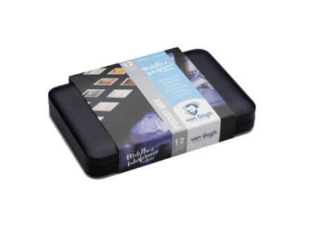 ROYAL TALENS Peinture aquarelle Van Gogh, boîte de 12,