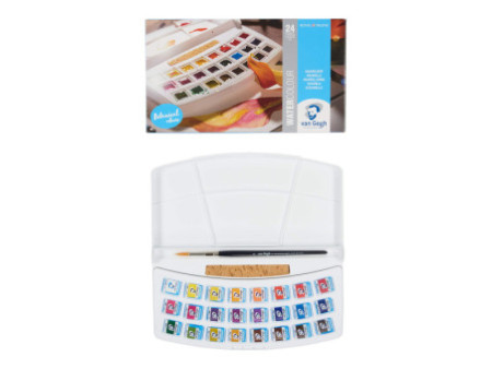 ROYAL TALENS Peinture aquarelle Van Gogh, kit de 24,