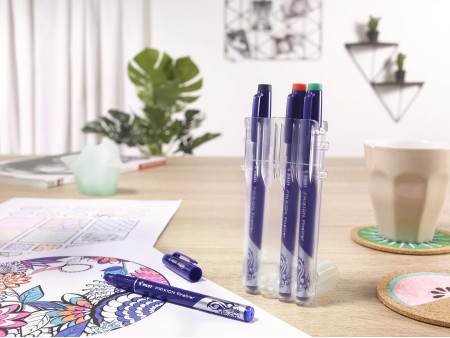 PILOT Stylo feutre Fineliner FRIXION EVOLUTIVE SET, étui 4