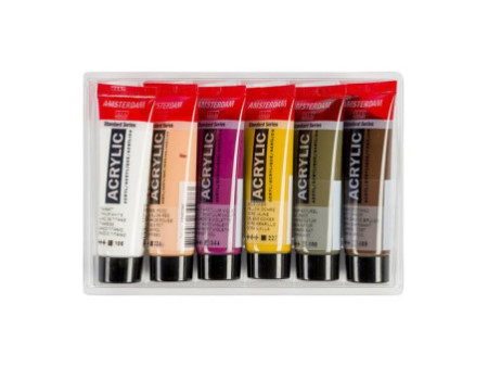 ROYAL TALENS Peinture acrylique AMSTERDAM Portrait, 6x 20 ml