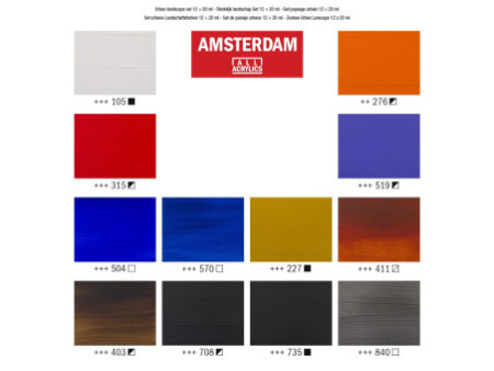 ROYAL TALENS Peinture acrylique AMSTERDAM Urban Landscape