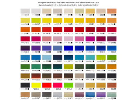 ROYAL TALENS Peinture acrylique AMSTERDAM General Selection