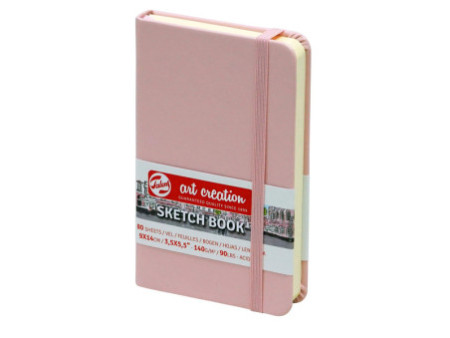 ROYAL TALENS Art Creation Carnet de croquis, 90x140 mm, rose