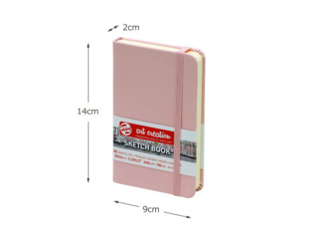 ROYAL TALENS Art Creation Carnet de croquis, 90x140 mm, rose