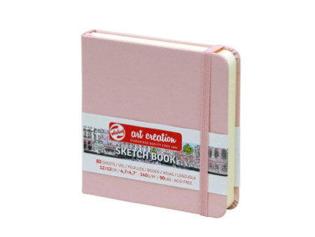 ROYAL TALENS Art Creation Carnet de croquis, 120x120 mm,rose