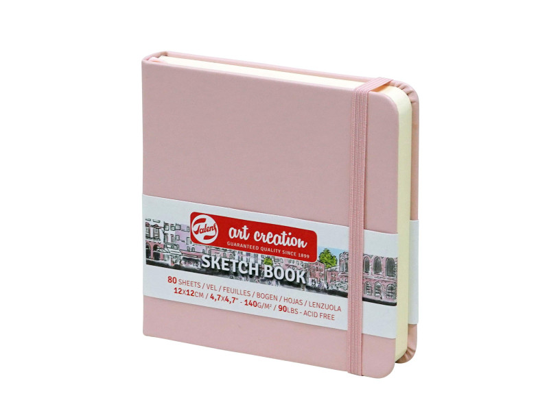 ROYAL TALENS Art Creation Carnet de croquis, 120x120 mm,rose