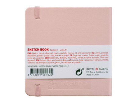 ROYAL TALENS Art Creation Carnet de croquis, 120x120 mm,rose