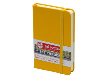 ROYAL TALENS Art Creation Carnet de croquis, 90x140 mm,jaune