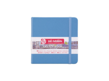 ROYAL TALENS Art Creation Carnet de croquis, 120x120 mm,bleu