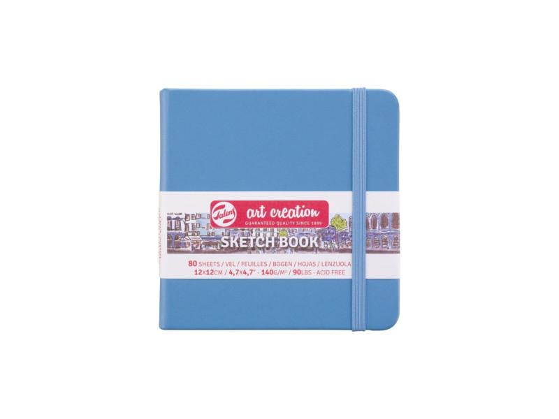 ROYAL TALENS Art Creation Carnet de croquis, 120x120 mm,bleu