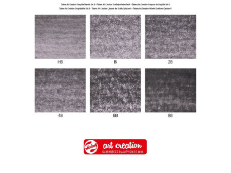 ROYAL Crayons graphite Art Creation, rond, étui de 6