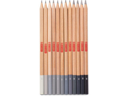 ROYAL Crayons graphite Art Creation, rond, étui de 12