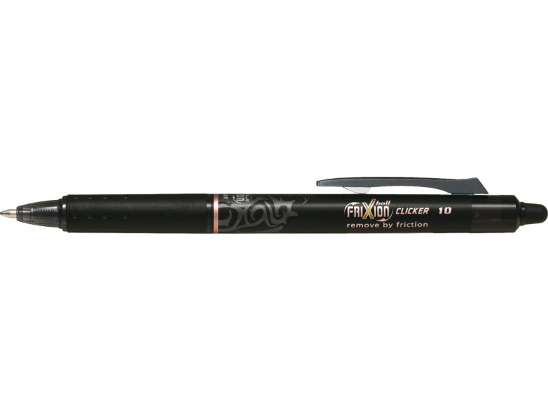 PILOT Stylo roller FRIXION BALL CLICKER 10, noir