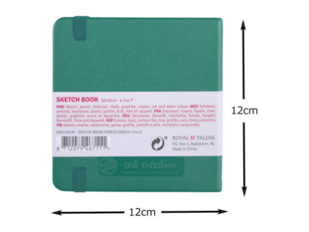 ROYAL TALENS Art Creation Carnet de croquis, 120 x 120 mm
