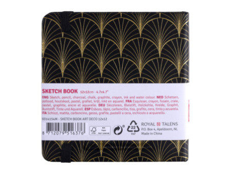 ROYAL TALENS Art Creation Carnet de croquis Art Deco