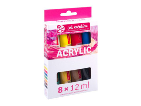 ROYAL TALENS Acrylique Art Creation, 12 ml, set de 8