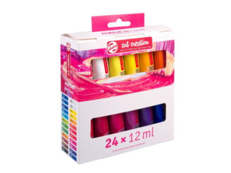 ROYAL TALENS Acrylique Art Creation, 12 ml, set de 24