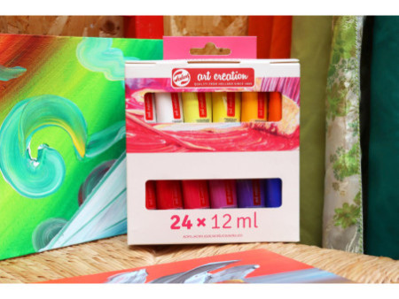 ROYAL TALENS Acrylique Art Creation, 12 ml, set de 24