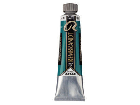 ROYAL TALENS Peinture à l'huile Rembrandt, turquoise phthalo