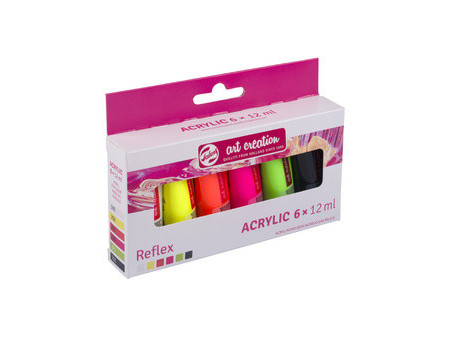 ROYAL TALENS Acrylique ArtCreation set Reflex, 6 x 12 ml