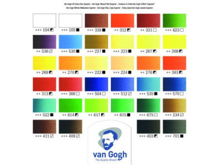 ROYAL TALENS Van Gogh Mallette de peinture à huile Superior