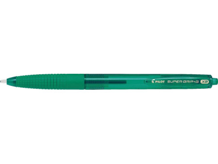 PILOT Stylo à bille rétractable SUPER GRIP G, vert