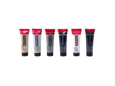 ROYAL TALENS Peinture acrylique AMSTERDAM, set de gris