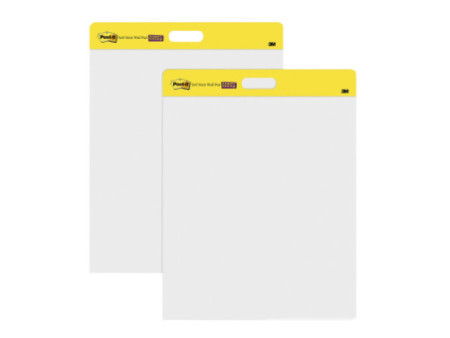 Post-it Meeting Chart Wall Pad, 508 x 584 mm, blanc