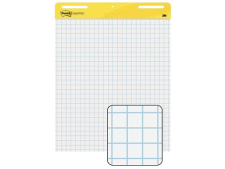 3M Post-it Bloc pour chevalet, 635 x 762 mm, blanc