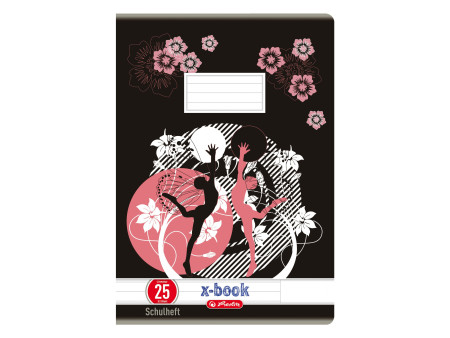 herlitz Cahier x.book, A4, linéature 25 / ligné, avec marge